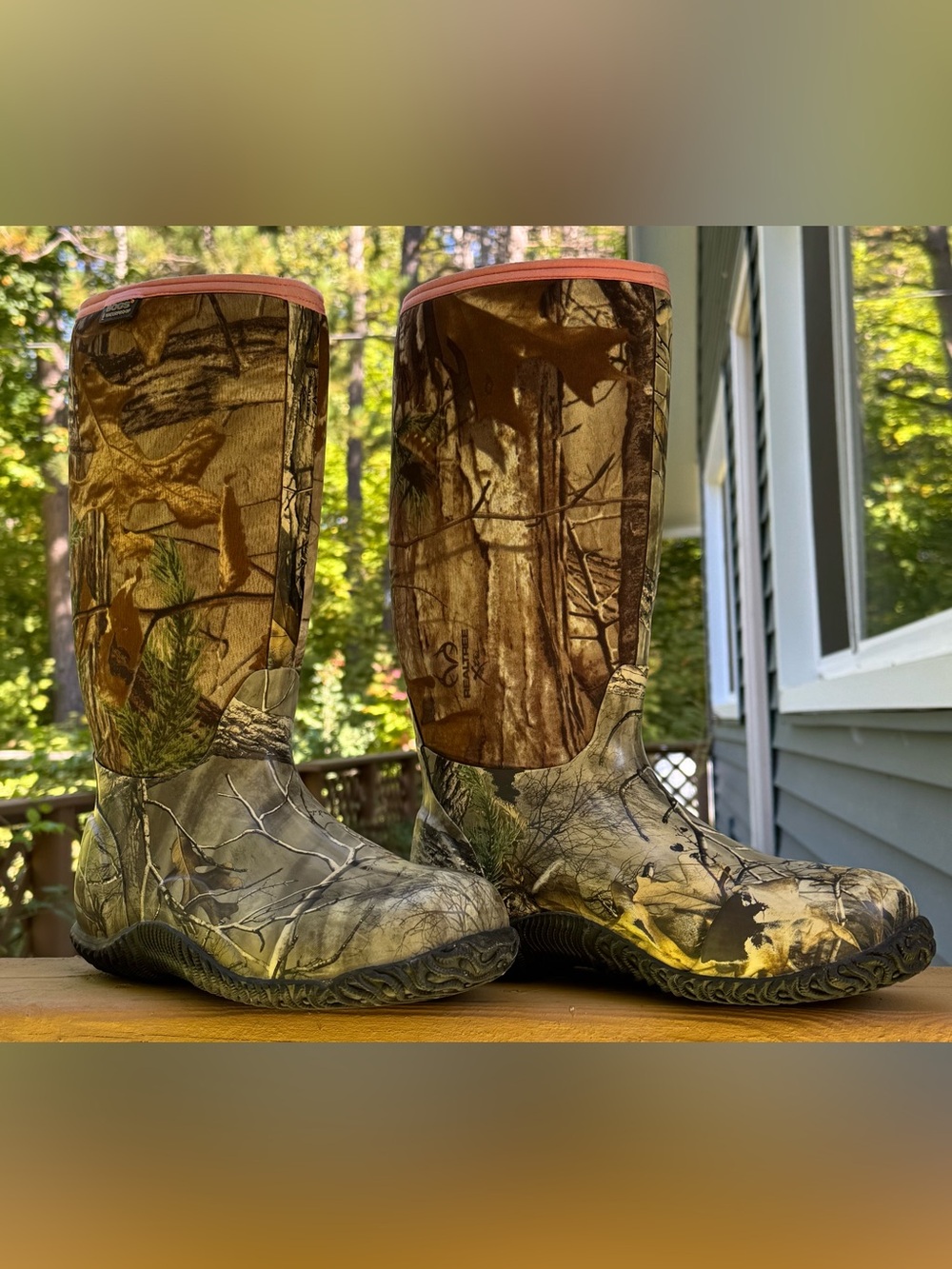Realtree by Bogs Women's Sz 9 Camouflage with Pink Trim